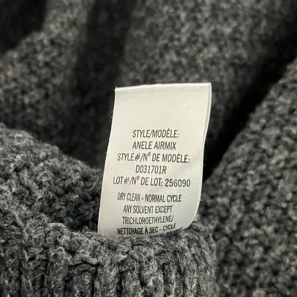 Theory Wool Women’s Open Front Pocket Sweater Cardigan in Dark Grey Size Small - Picture 8 of 8